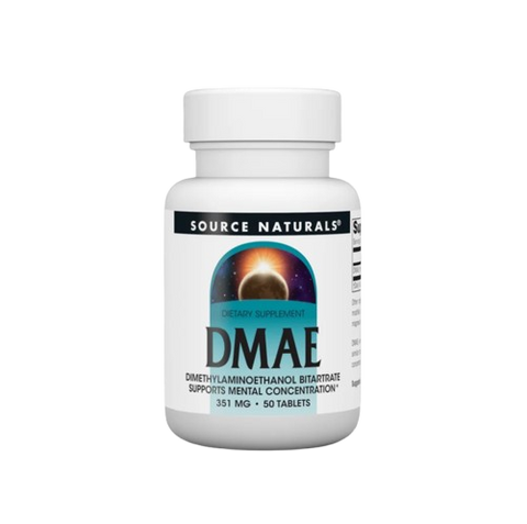 Source Naturals DMAE 351 mg Покращення розумової концентрації 50 tabs