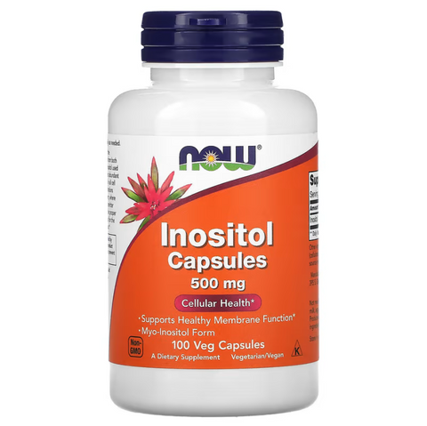 Now Foods Inositol Capsules Інозитол 500 mg 100 gel capsules
