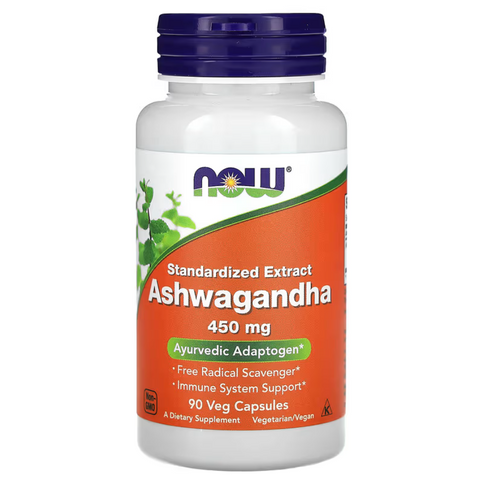 Now Foods Ashwagandha 450 mg Ашваганда 90 veg caps