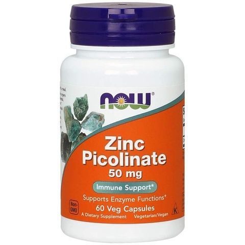 Now Foods Zinc Picolinate 50 mg Цинк піколінат 60 capsules