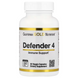 California Gold Nutrition Defender 4 Вітаміни C й D, Цинк і Селен 60 veg caps 898220025459 фото 1