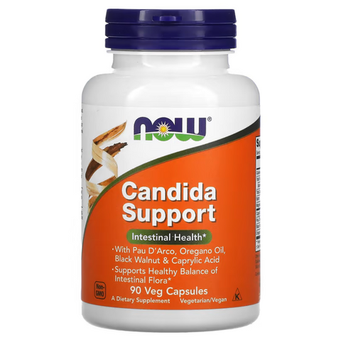 Now Foods Candida Support Протикандидний комплекс 90 herbal capsules