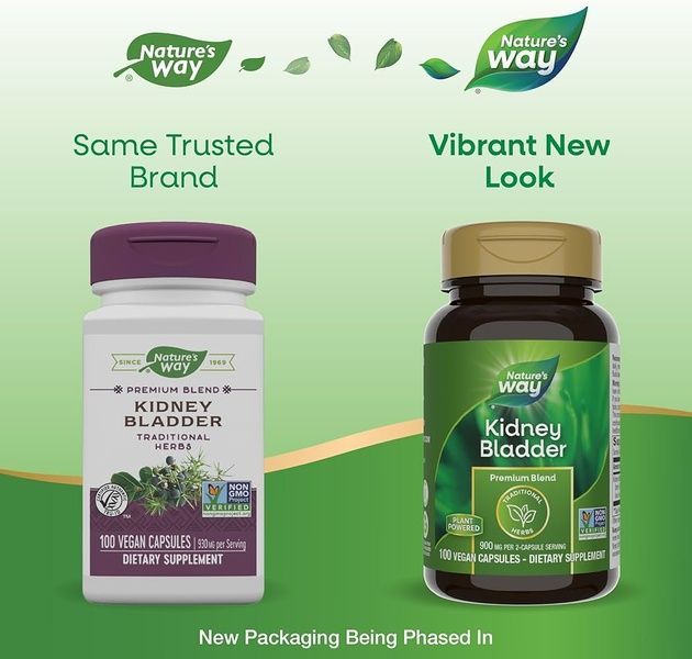 Nature's Way Kidney Bladder Добавка для нирок і сечового міхура 465 mg 100 capsules