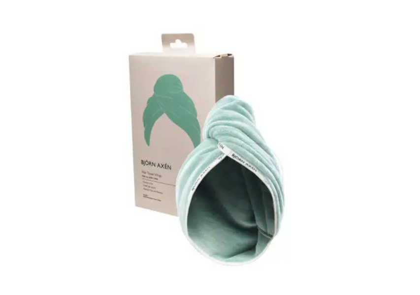 BJORN AXEN Hair Towel Wrap Зелений Тюрбан для волосся