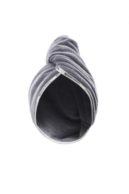 BJORN AXEN Hair Towel Сірий Зелений Тюрбан для волосся