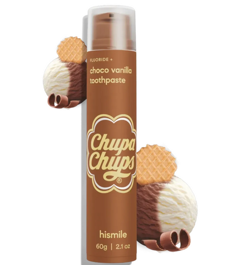 Hismile Chupa Chups Choco Vanilla Зубна паста зі шоколадно-ванільним смаком 60 g