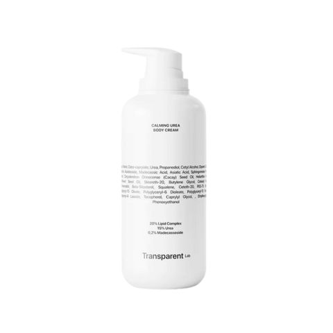 Transparent Lab CALMING UREA BODY CREAM Заспокійливий лосьйон для тіла з сечовиною 400 ml