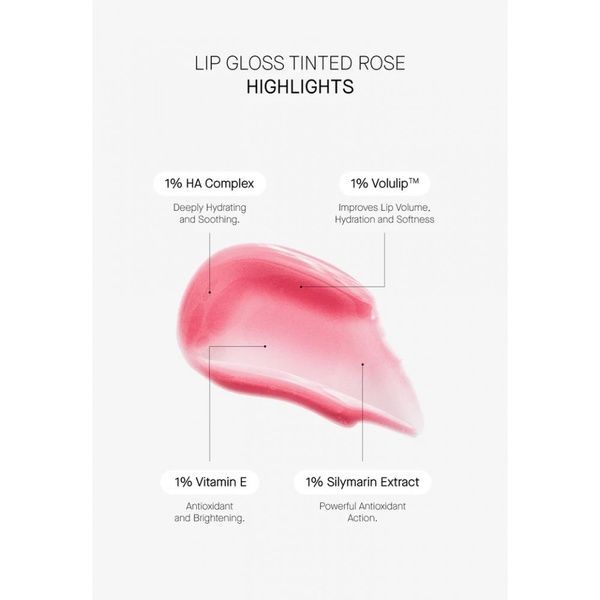Transparent Lab Tinted Lip Gloss Rose SPF 50 Бальзам для губ з SPF 50 рожевий 15 ml