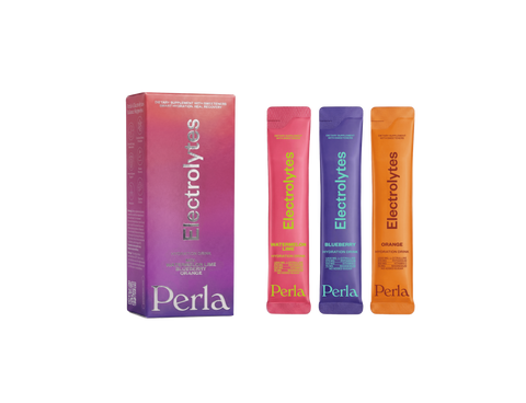Perla Helsa Electrolytes Hydration Drink Mix: Watermelon, Orange, Blueberry Електроліти 9 стіків