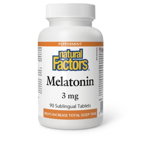 Natural Factors Melatonin 3 mg Мелатонін 90 tablets