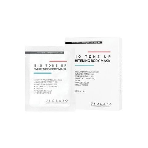 USOLAB Bio Tone Up Whitening Body Mask Освітлююча маска для тіла 1 шт