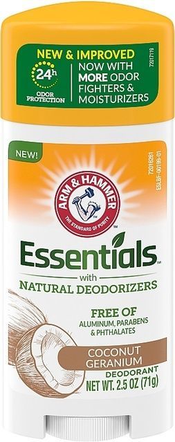 Arm & Hammer Essentials with Natural Deodorizers Coconut Geranium Натуральний дезодорант 71 g