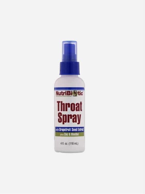 NutriBiotic Throat Spray with Grapefruit Seed Extract plus Zinc & Menthol Спрей для горла 118 ml