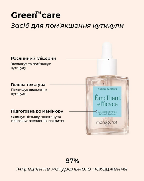 Manucurist Emollient Efficace Засіб для пом'якшення кутикули 15 ml