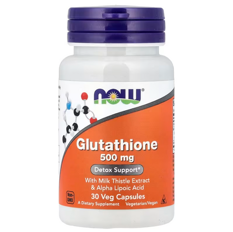Now Foods Glutathione 500 mg Глутатіон 30 veg caps