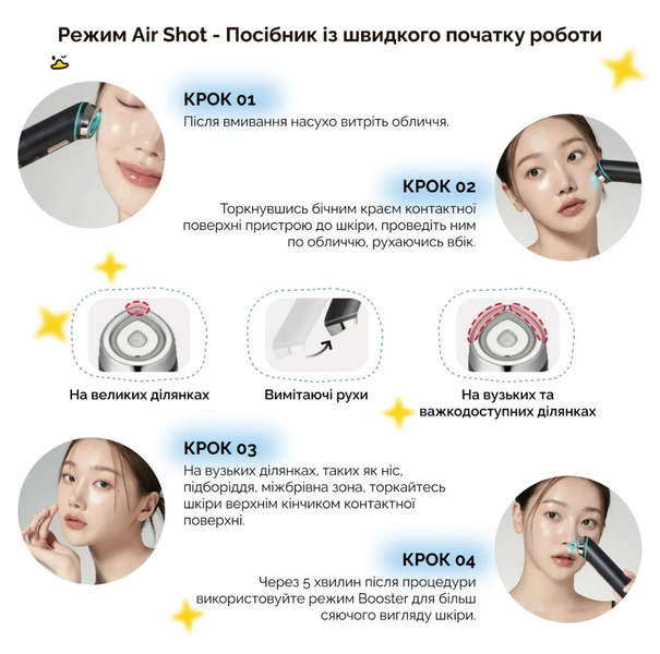 Medicube AGE-R Booster Pro Pink Пристрій для домашнього догляду за шкірою 6 в 1