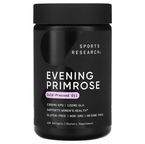 Sports Research Evening Primrose Олія вечірньої примули 1300 mg 120 softgels