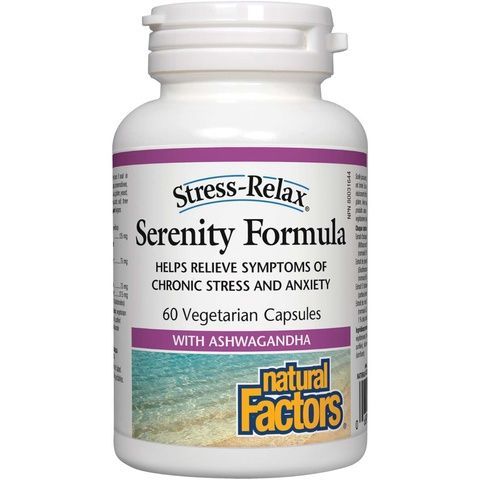Natural Factors Stress-Relax Serenity Formula Комплекс від стресу 60 Vegetarian Capsules