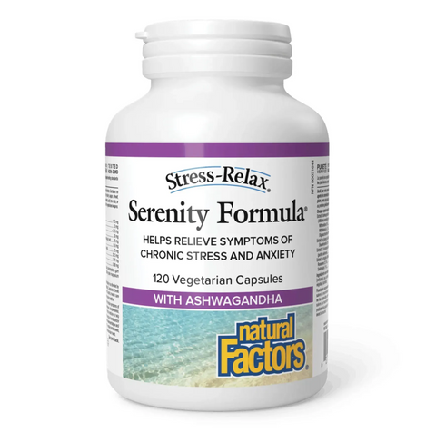 Natural Factors Stress-Relax Serenity Formula Комплекс від стресу 120 Vegetarian Capsules