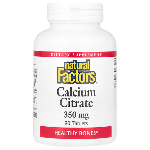 Natural Factors Calcium Factor 350 mg Кальцій цитрат 90 Tabs