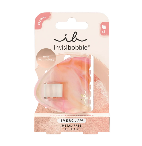 Invisibobble EVERCLAW Pink Blossom Заколка для волосся