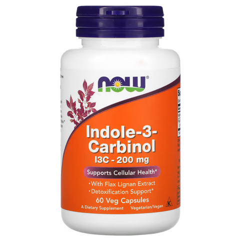 Now Foods Indole-3-Carbinol Індол 3 Карбінол 200 mg 60 Veg Capsules