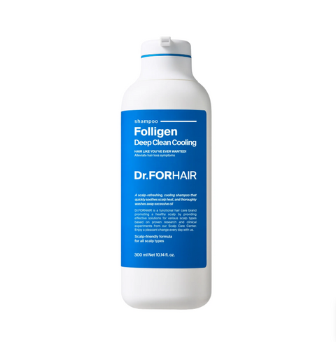 Dr.ForHair Folligen Deep Clean Cooling Shampoo Глибокоочищаючий шампунь з ефектом охолодження 300 ml